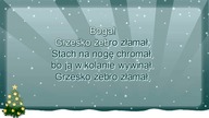 Kolęda - Północ już była - z linią melodyczną