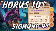 HORUS 10* SIGMUND 9* NOWE EVENTY SHELTER CASINO W IDLE HEROES PL