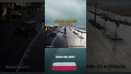 Wyszedł z cienia i hulajnoga pod maską! Jak to przeżył? #polskiedrogi #uwaga