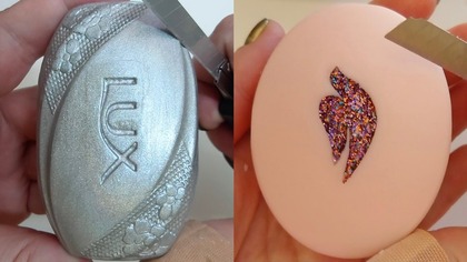 Soap Carving ASMR Relaxing Sounds no talking Satisfying ASMR Video