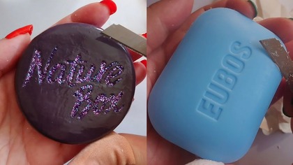 Soap Carving ASMR Relaxing Sounds no talking Satisfying ASMR Video