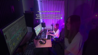 Pracujemy nad nowym numerem! Już nie mogę się doczekać #natalia #trance #tribbs