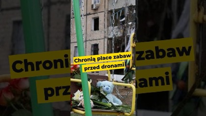 Chronią place zabaw przed dronami - Grzegorz Dolecki w #IPPTV #Ukraina #wojna #drony
