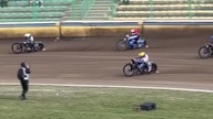 Upadek Michała Curzytka podczas meczy sparingowego! #shorts #speedway #żużel