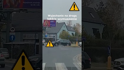 Wyjechanie na drogę, lekkie wymuszenie #shorts #rikordwidjo