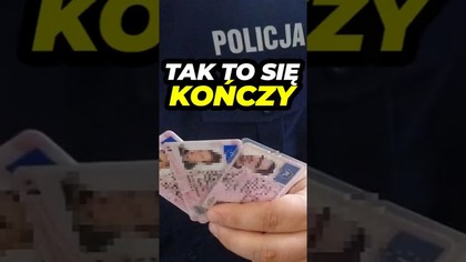 Kupione prawo jazdy  bilet do więzienia 