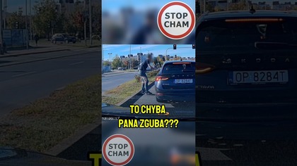 Kierowca Skody wyrzuca papierosa na ulicę #stopcham #czestochowa