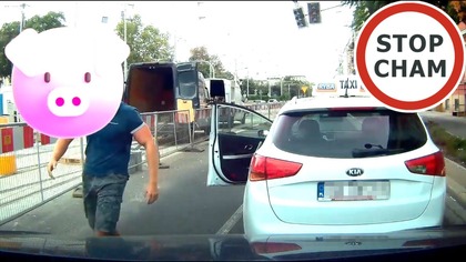 Szeryf w Taxi we Wrocławiu - blokował ruch i dwukrotnie wysiał z auta #1997 Wasze Filmy