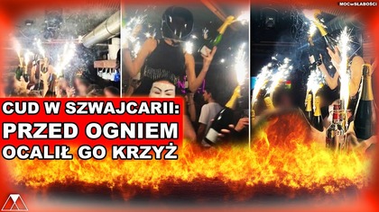 CUD W SZWAJCARII: PRZED OGNIEM OCALIŁ GO KRZYZ