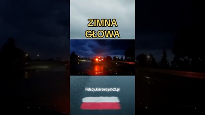 Auto tańczy w poślizgu.. jeden ruch ratuje wszystkich! Zobacz #poslizg #refleks #polskiedrogi