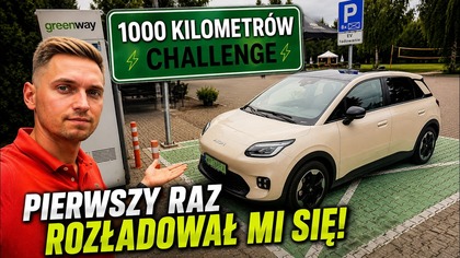 Chiński elektryczny GAC AION UT za 129 900 zł vs 1000 km: STANĄŁEM NA TRASIE!  0% BATERII...