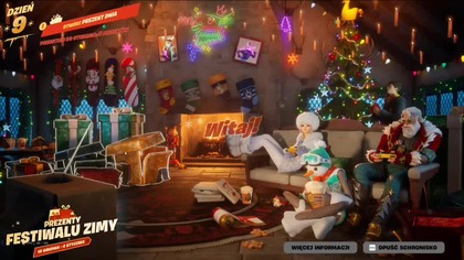 8/14 Opening day from Fortnites winter festival 2025 #winter #fortnite #shorts