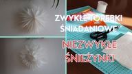  Jak zrobić magiczne Śnieżynki z Torebek Śniadaniowych - Prosty DIY na Zimę Uporządkowana