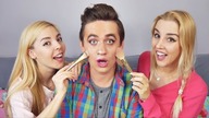DWIE POŁÓWKI TWARZY MAKEUP CHALLENGE