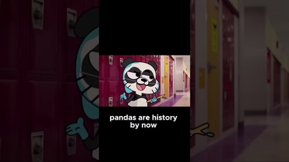 How Gumball panda look greats?