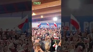 Sztab Rafała Trzaskowskiego - ogłoszenie wyników wyborów #shorts