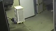 Wypadek podczas rozładunku.