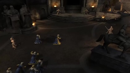The Lord of the Rings: The Return of the King (PS2) - Minas Tirith Courtyard | 1080P 60FPS |