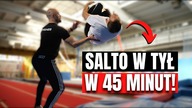 SZYBKA NAUKA SALTA W TYŁ! Kamerzysta dał radę?
