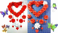 Piękna dekoracja z kolorowego papieru i kartonu. Pomysł na prezent. Jak zrobić? DIY