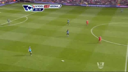 Premier League sezon 2011/2012 2012-03-03 Liverpool vs Arsenal 1-1 van Persie