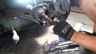 VW Golf 4 wymiana sworznia wahacza / ball joint replacement