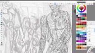 sketchbook drawing in tablet, part.  1 + relaxing musik