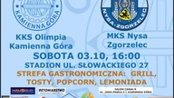 Zapowiedź meczu Olimpia Kamienna Góra - Nysa Zgorzelec (03. 10. 26 r. )