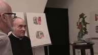 13. 08. 2018 Ks.  Stanisław Małkowski kapłan niezłomny na wystawie w Bazylice św.  Krzyża w Warszawie