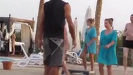 Brzuch wielki ale kocie ruchy ma