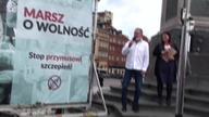 31. 05. 2025 Dr Hubert Czerniak przemawia na IX Proteście przeciw przymusowi szczepień W-wa
