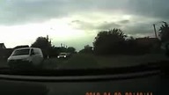 Wypadek samochodu z rowarem