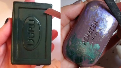 Soap Carving ASMR Relaxing Sounds no talking Satisfying ASMR Video