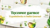 Koniczyna, a może mięta? | Czwarta tygodniówka marca w bullet journal | Weekly [autopromocja]