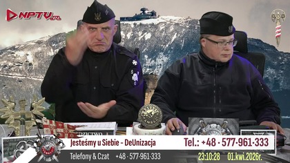 Jesteśmy u siebie - DeUnizacja! Śr.  1. 4. 2026r.  W.  Olszański, M.  Osadowski Rodacy Kamraci NPTV.pl