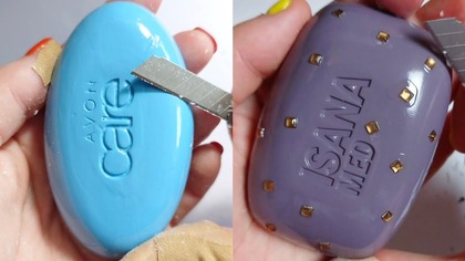 Soap Carving ASMR Relaxing Sounds no talking Satisfying ASMR Video #soapcarving #soapcuttingvideo