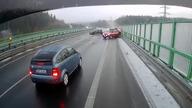 Wypadek na autostradzie w Czechach