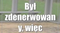 Był zdenerwowany, więc zdemolował przystanek