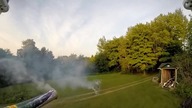 Dron z wyrzutnią rakiet