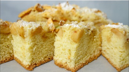 Ciasto z jabłkami i kruszonką  Zawsze się udaje i znika w minutę!