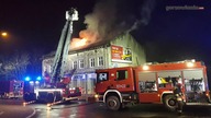 Pożar opuszczonej kamienicy w Gorzowie