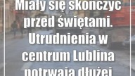 Miały się skończyć przed świętami.  Utrudnienia w centrum Lublina potrwają dłużej