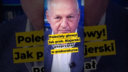 TAK się sprząta w prokuraturze! Prok.  Blajerski w #IPPTVNaŻywo #polityka #prokuratura