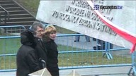 Odsłonięcie pomnika smoleńskiego na Powązkach