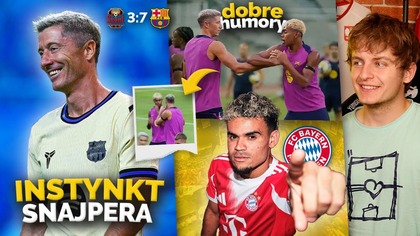 Pierwszy GOL Lewego w nowym sezonie! Sparing z Yamalem przed meczem.  Luis Diaz piłkarzem Bayernu!