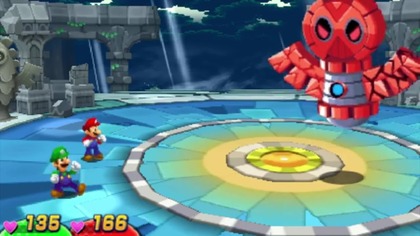 Mario & Luigi Dream Team HD - przewodnik po grze (3DS) część 17 - Trening przed ostateczną walką.  Układankowy zawrót głowy
