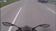 Tak się kończy szybka jazda po mieście +18