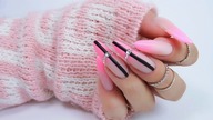 pink ombre /Gabrielle Nails Charbonne