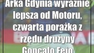 Arka Gdynia wyraźnie lepsza od Motoru, czwarta porażka z rzędu drużyny Goncalo Feio