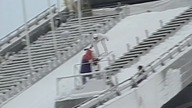 Ole Gunnar Fidjestoel - FALL with the Olympic Torch - Lillehammer 10. 02. 1994